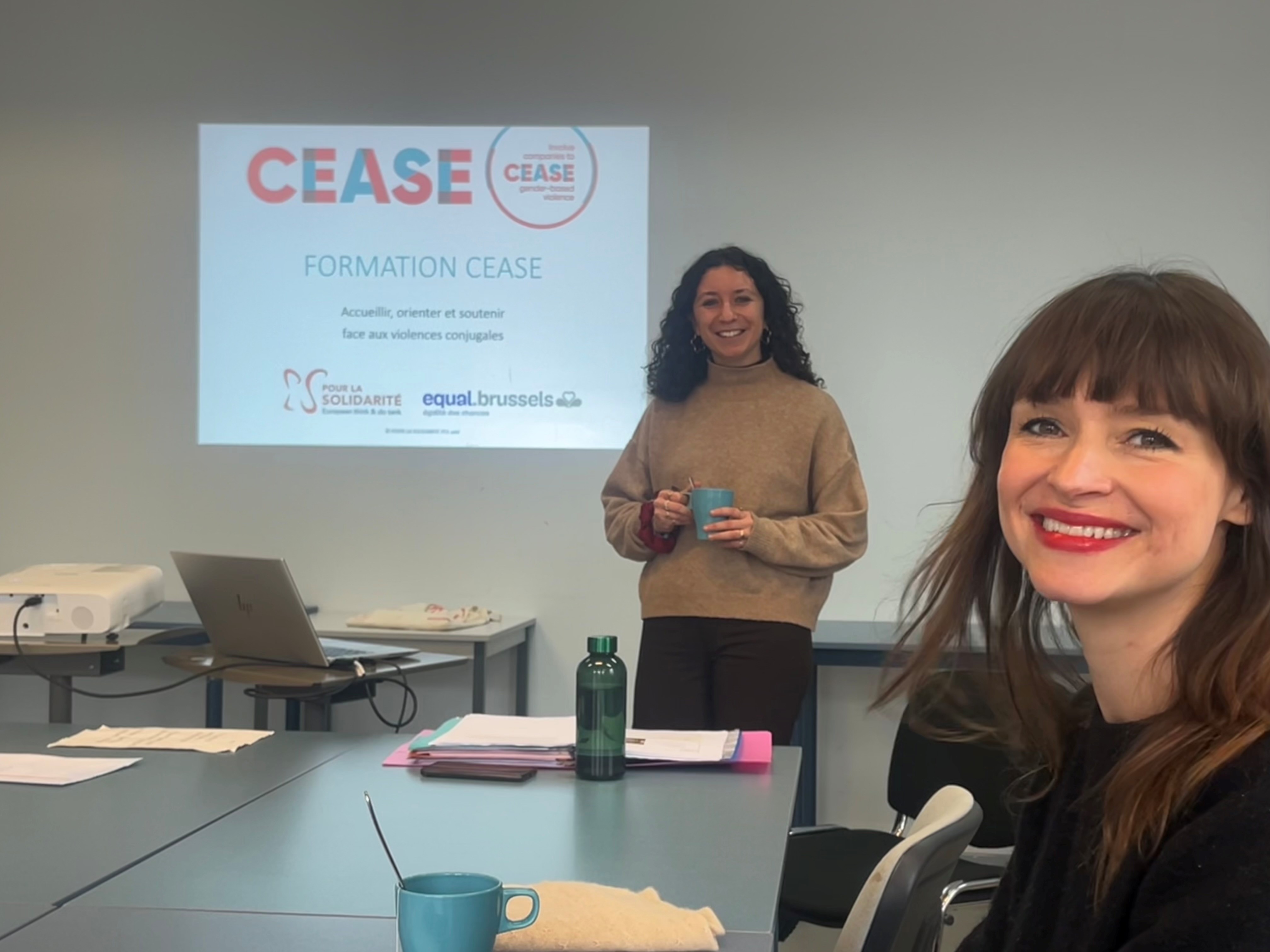 Diversiteitsmanager van talent.brussels aanwezig op de CEASE opleiding