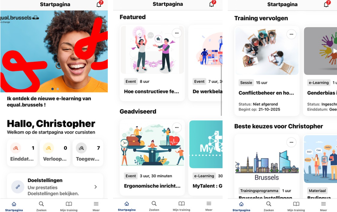 Foto's van de applicatie MTL